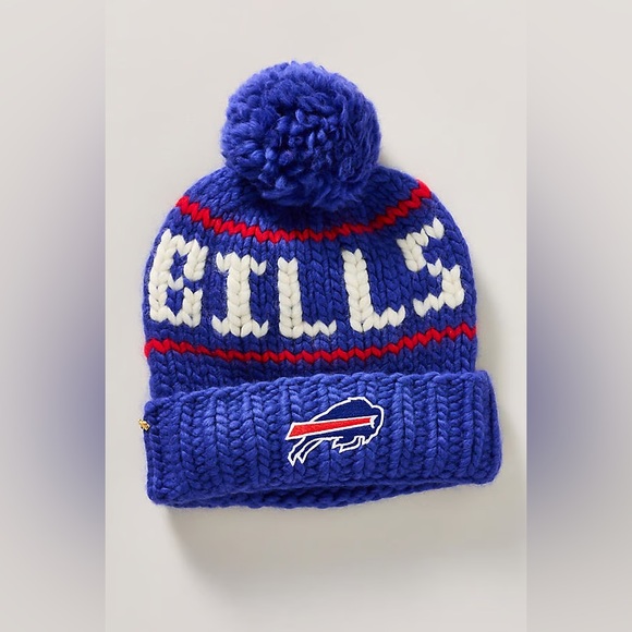 Anthropologie Lele Sadoughi NFL Buffalo Bills Wool Beanie